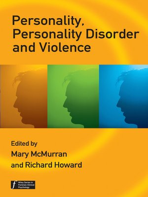 cover image of Personality, Personality Disorder and Violence